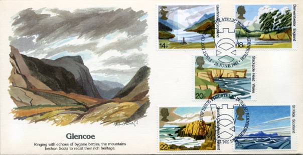 GB FDC - Scotland on Stamps