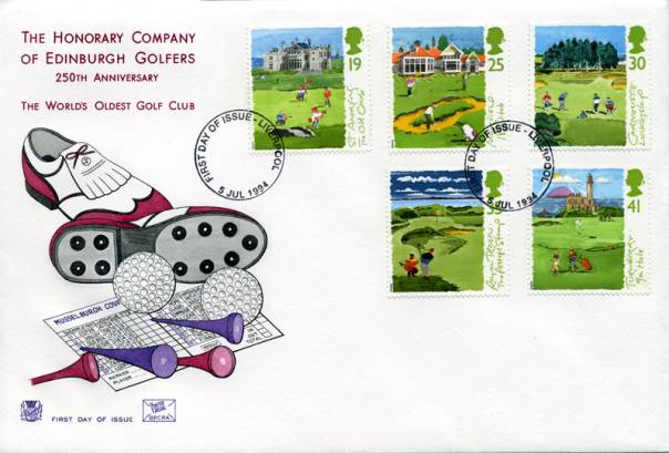 GB FDC - Scotland on stamps