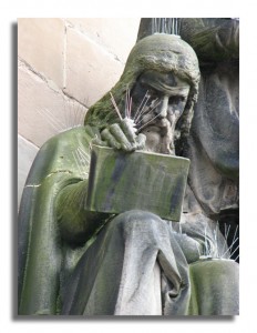 The Mitchell Library - Outside Wall Statue-2007