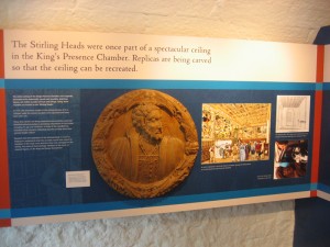 Stirling Castle -Scotland - Wodden Medallions