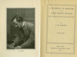 Windows In Thrums & Auld Licht Idylls -J.M. Barrie 1912 Charles Scribner's Sons 