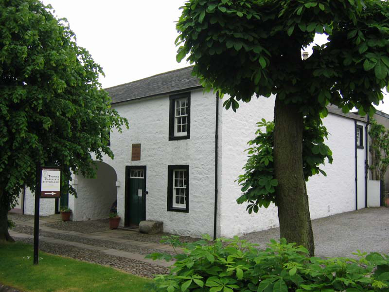 Birthplace of Thomas Carlyle known as the Arch House (Photo c2004 Scotiana)