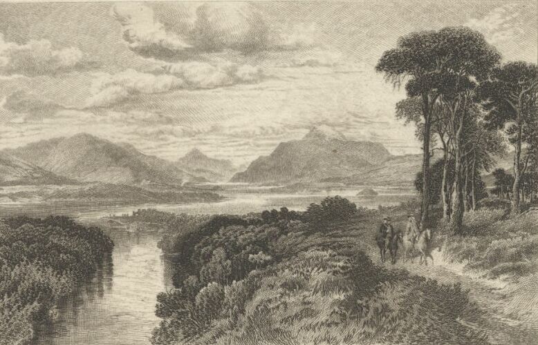 Walter Scott Rob Roy Connoisseur edition 1893 Loch Lomond Charles Laurie illustration