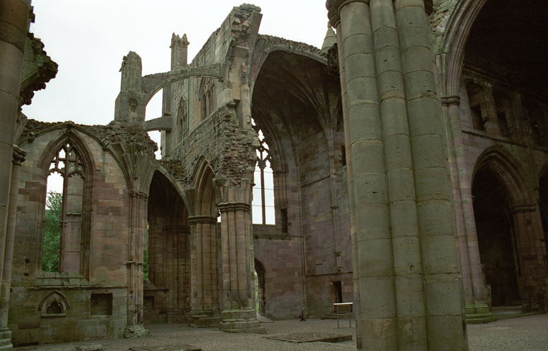 Scottish Borders Melrose Abbey Church