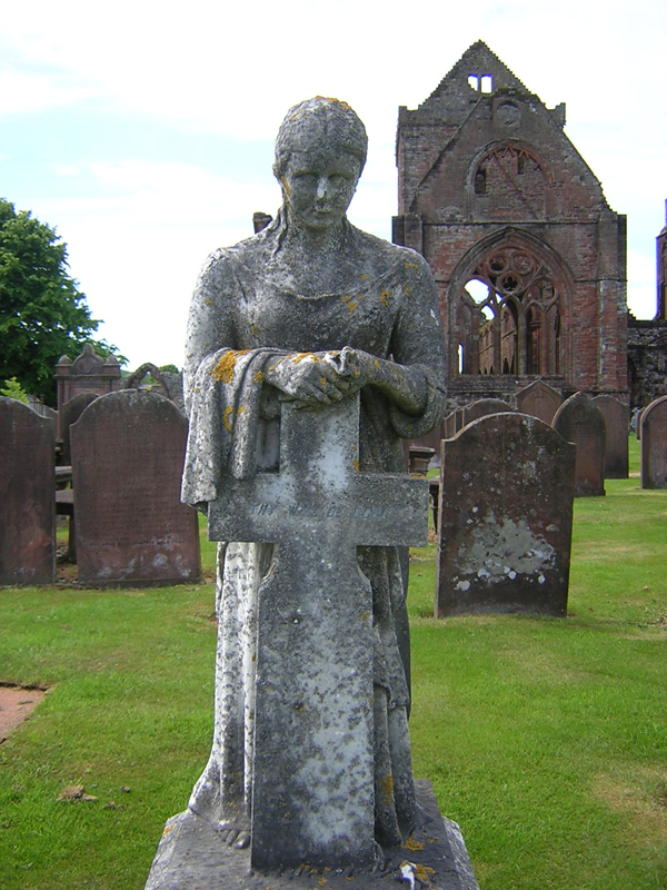 Sweetheart Abbey churchyard  Dumfries & Galloway Scotland