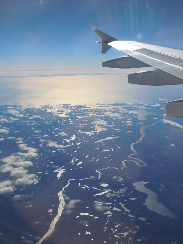 Aerial view of Labrador and Province of Quebec september 2010