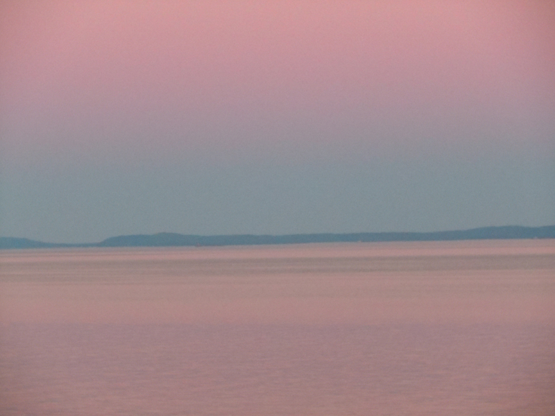 Quebec PQ Cap Bon-Désir Sunset  