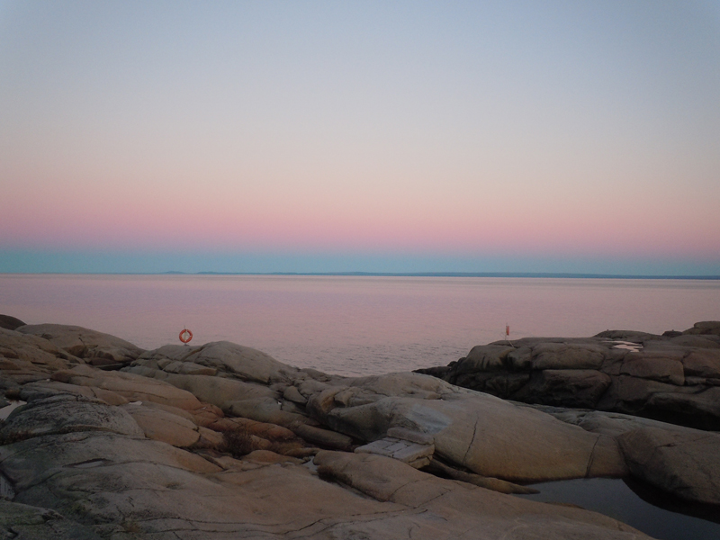 Quebec PQ Cap Bon-Désir sunset