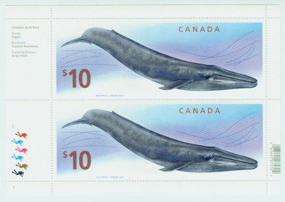 The Blue Whale - Canadian Postage Stamp