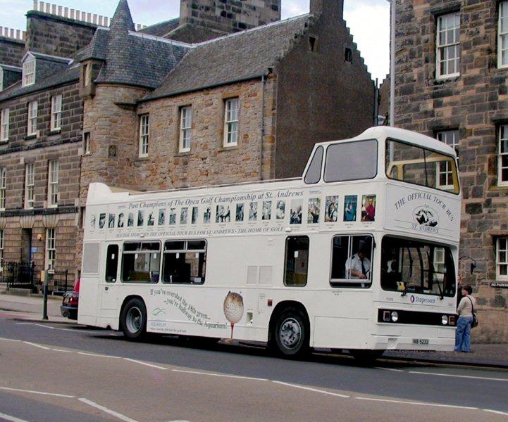 Scotland Fife Coast St Andrews The Official Tour Bus   © 2003 Scotiana