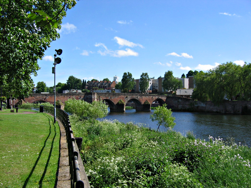 Devorgilla bridge on the Nith in Dumfries Dumfries & Galloway Scotland  © 2004 Scotiana