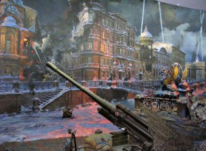 Diorama of the Siege of Leningrad - Moscow Museum of the Great Patriotic War - Source Wikipedia