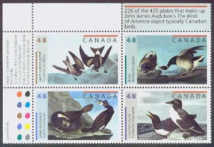 J.J.Audubon - Canadian Stamps - Birds of America