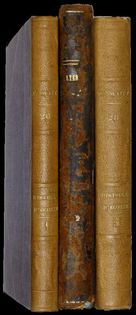 Oeuvres de Walter Scott Histoire d'Ecosse Traduction AJB Defauconpret Furne 1835