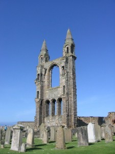 Ruins of St-Andrews Cathedral,Scotland