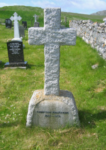 Compton Mackenzie's grave Isle of Barra Outer Hebrides © 2004 Scotiana