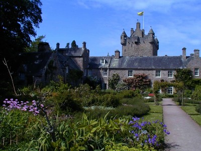 Blue Modern Tartan at Cawdor Castle