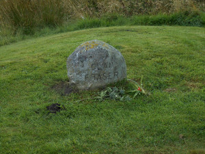 On Drumossie Moor the sad echoes of Culloden battle...