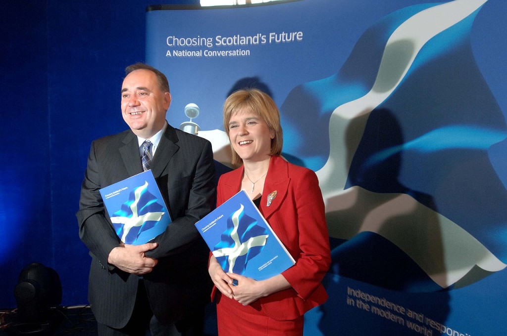 Salmond and Deputy PM Nicolas Sturgeon Source Wikipedia