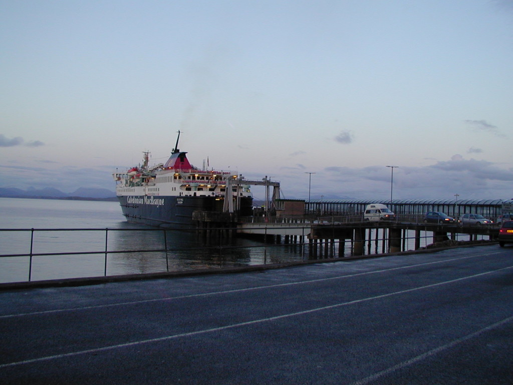 Arrival of the ferry on Mull at Craignure terminal © 2003 Scotiana