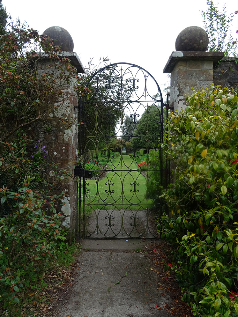 Castle Kennedy Walled Garden gate © 2015 Scotiana