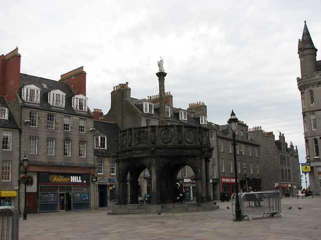 Aberdeen's Unicorn Mercat Cross - Scotland