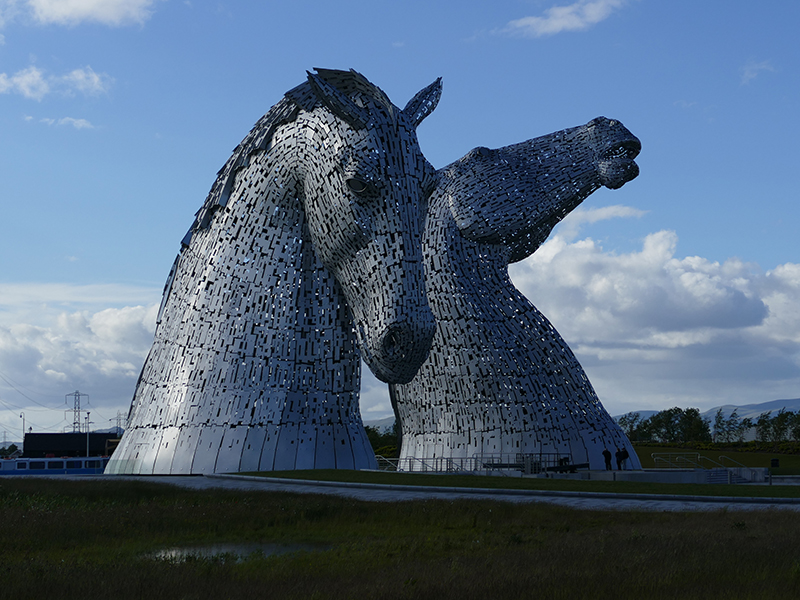 Kelpies in Scotland