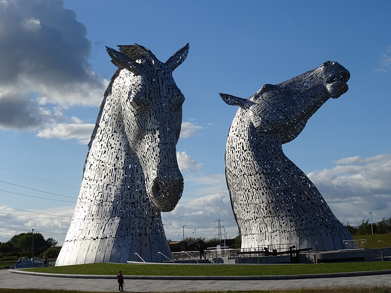 Kelpies in Scotland