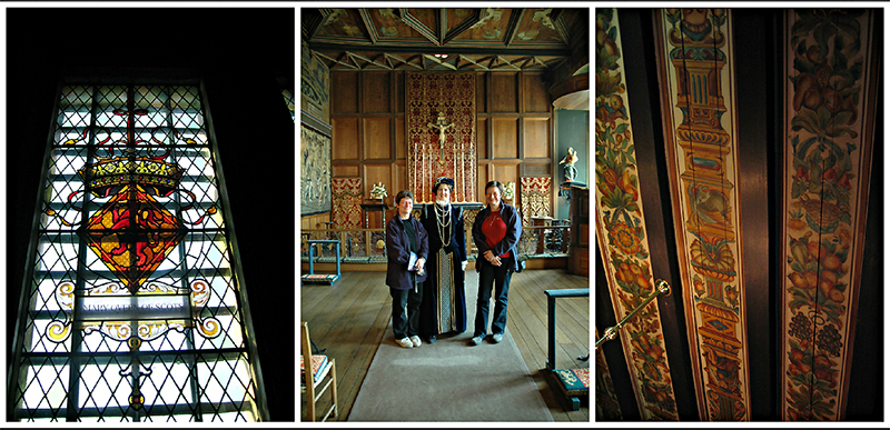 Falkland Palace Scotiana montage chapel ceiling window © 2006 Scotiana