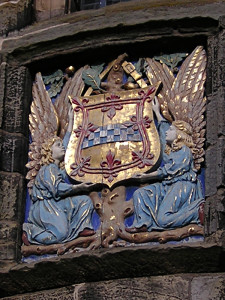 Falkland Palace The Stuart of Bute coat-of-arms © 2003 Scotiana