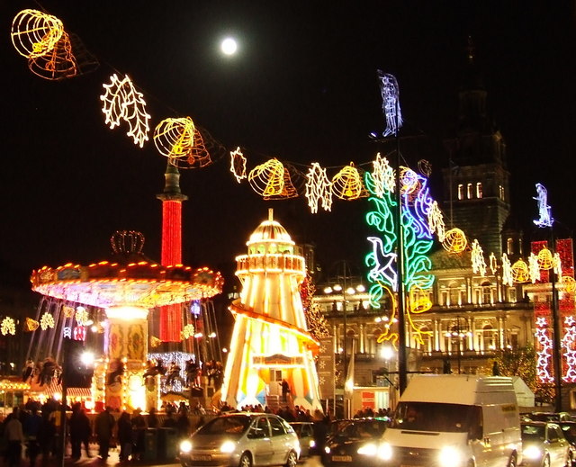 Christmas funfair in George Square Glasgow Wikipedia