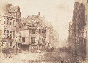 View of High Street Edinburgh c. 1845 by David Octavius Hill and Robert Adamson