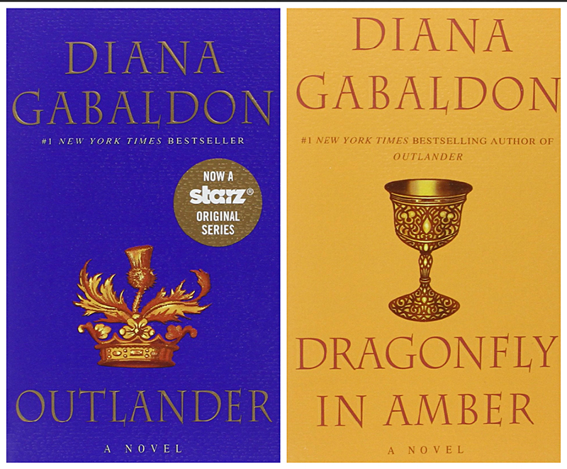 Diana Gabaldon Outlander and Dragonfly in Amber