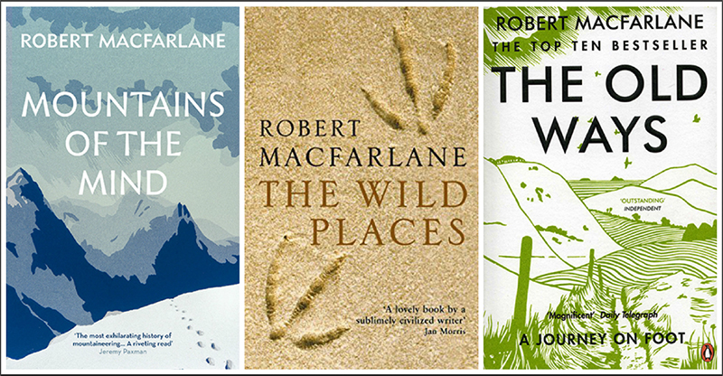 Robert Macfarlane three travel books r1