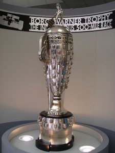 The Borg-Warner Trophy, presented to the Indy 500 winners