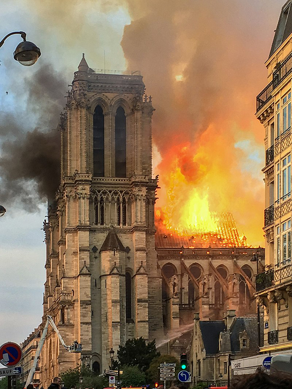 15 April 2019 fire at Notre Dame of Paris Source Wikipedia