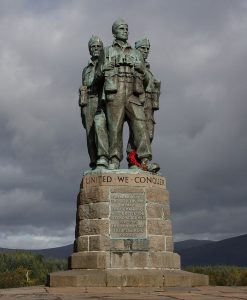 The Commando Memorial Spean Bridge Lochaber, Scottish Highlands