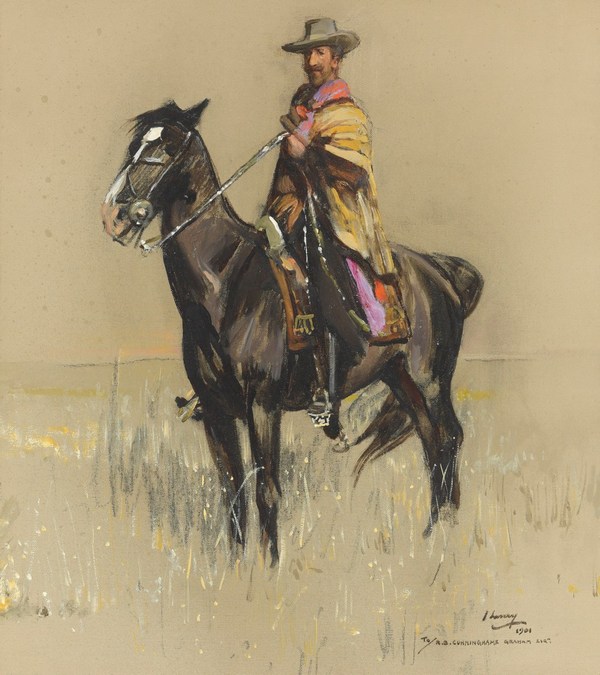 Don Roberto on Pampa by Sir John Lavery