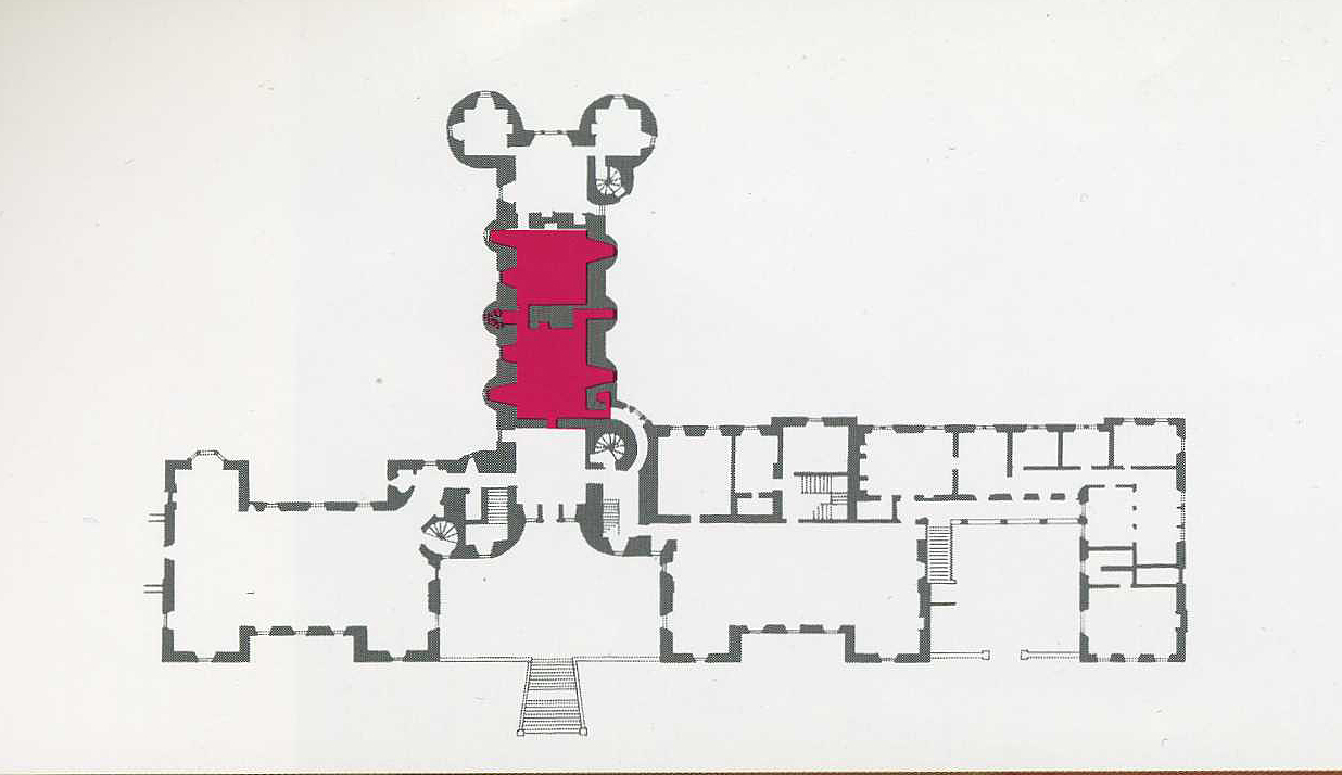 Thirlestane Castle plan 2 The panelled Room and Library