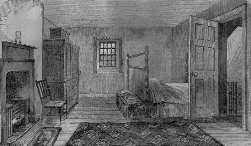 The death room of Robert Burns - Source Wikipedia