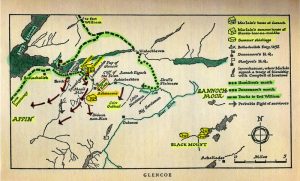 Map of Glencoe by John Prebble Glencoe 1966