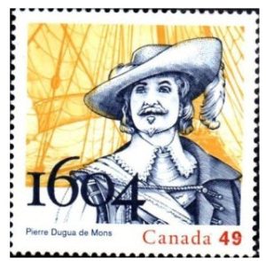 canada-dugua-de-mons-timbres-postes